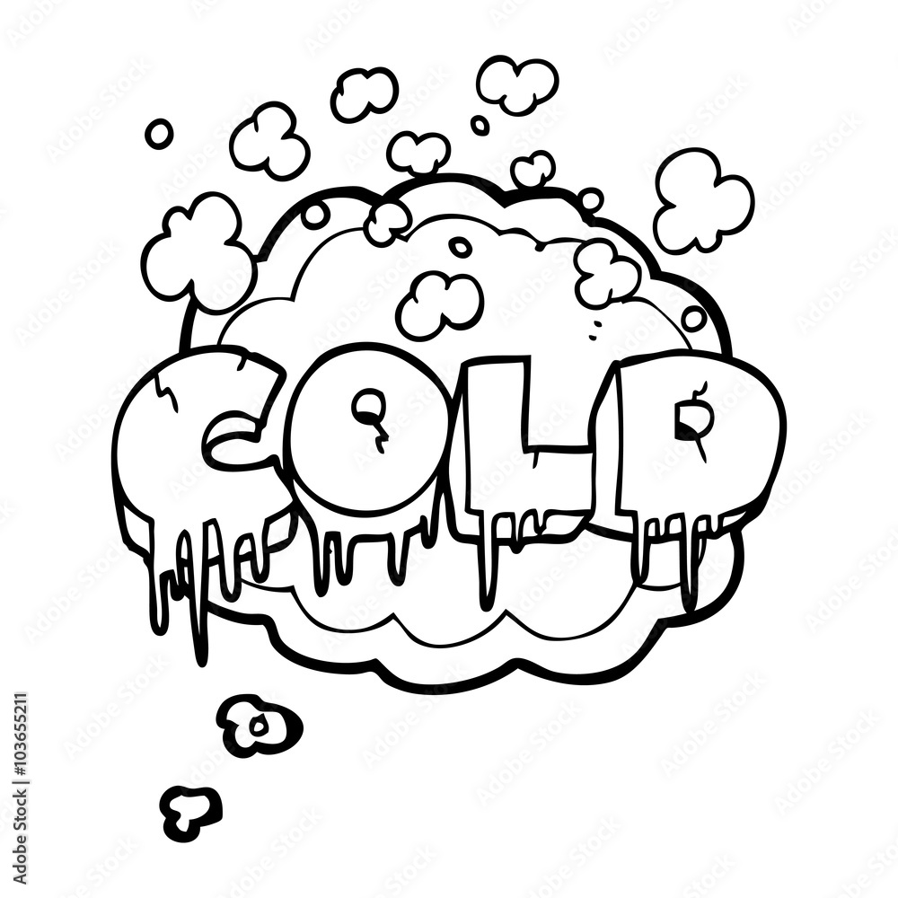 thought bubble cartoon cold text symbol thought bubble cartoon cold text symbol