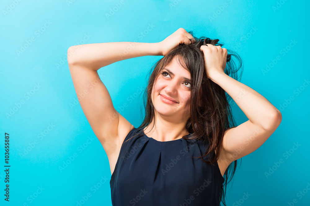 a beautiful young woman, depression a beautiful young woman, depression