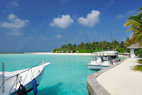 Beautiful beach at Maldives