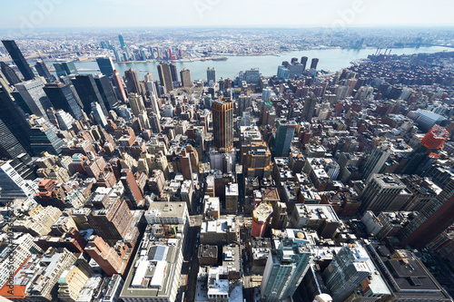 Cityscape view of Manhattan