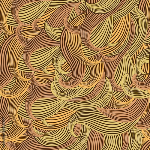 Vector seamless pattern of hair melange