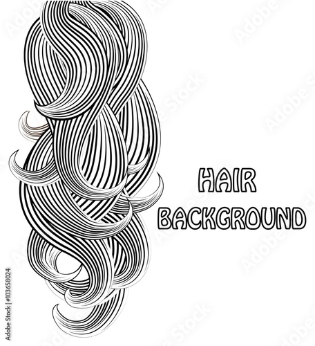 hair background