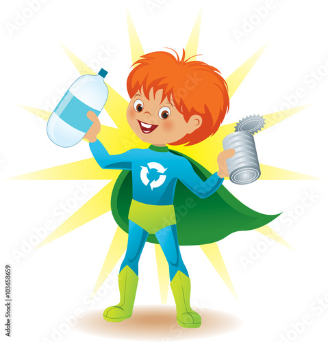 Recycling super hero