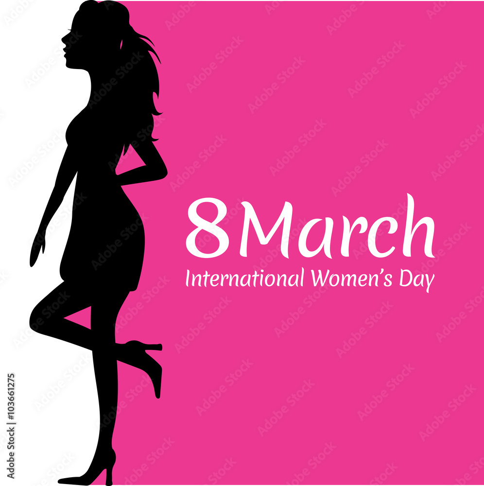 illustration of Happy Women's Day concept illustration of Happy Women's Day concept