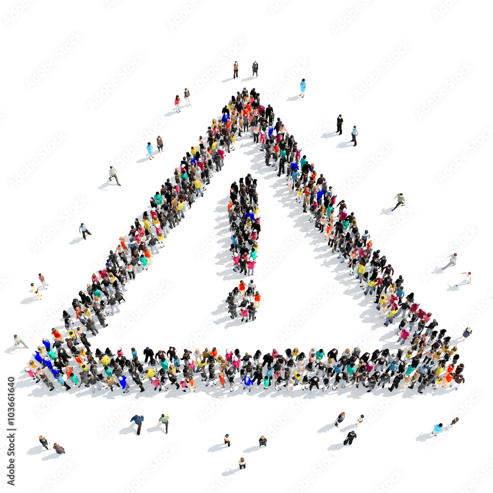 people shape exclamation mark people shape exclamation mark