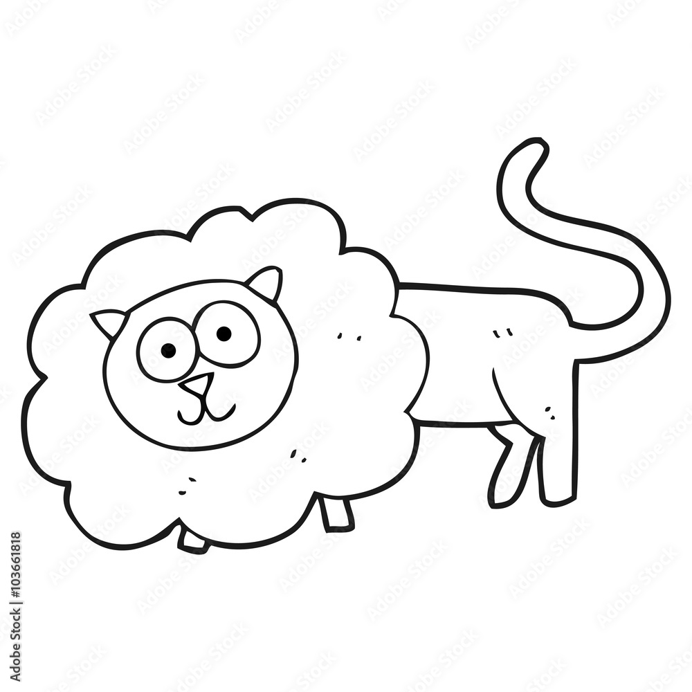 black and white cartoon animals black and white cartoon animals