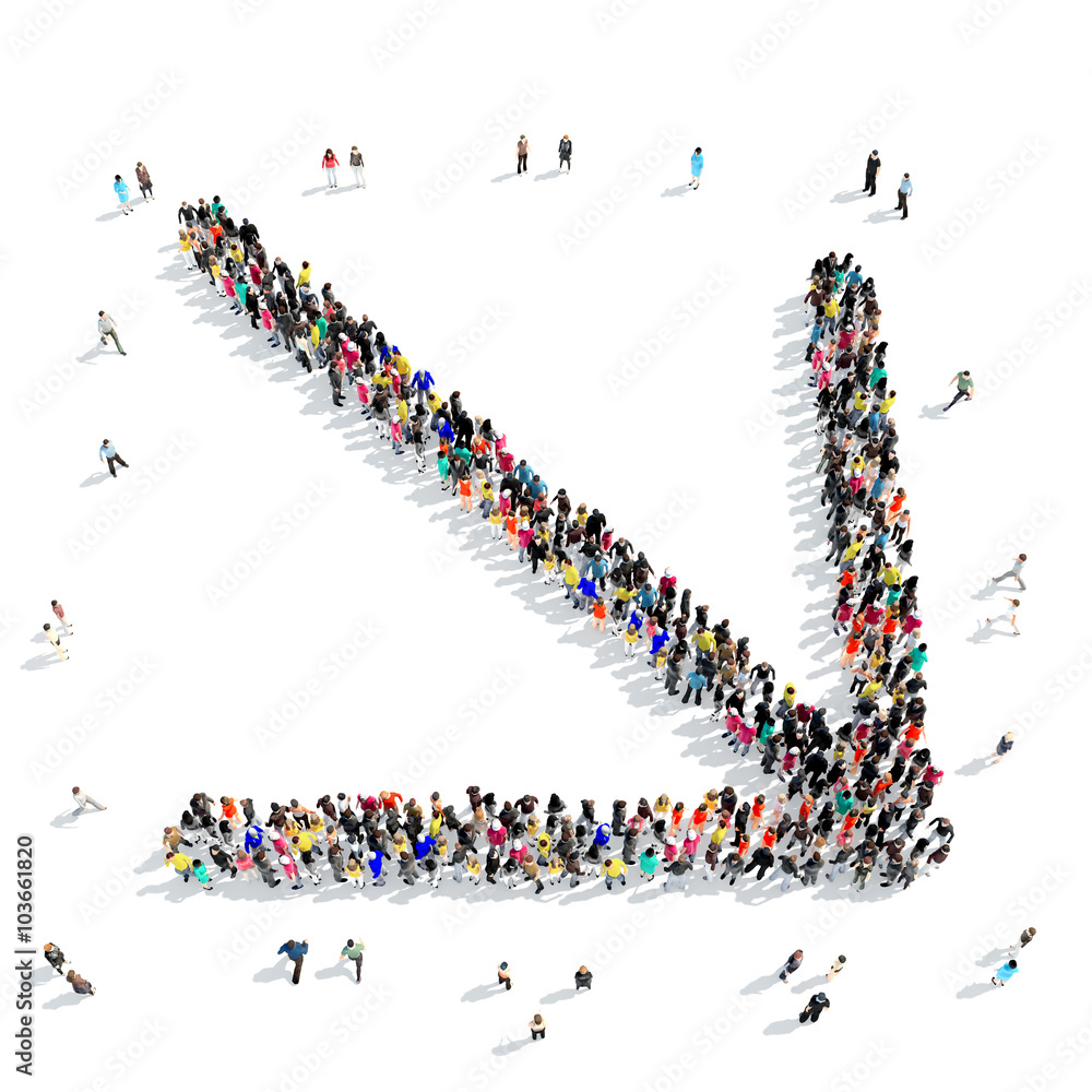 group people shape arrow group people shape arrow