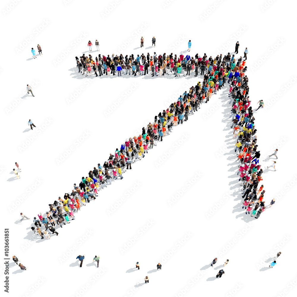 group people shape arrow group people shape arrow