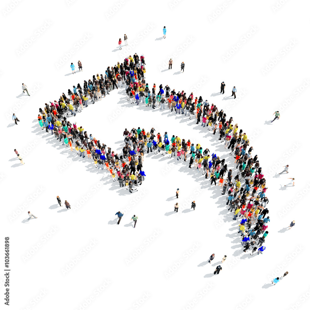 group people shape arrow group people shape arrow