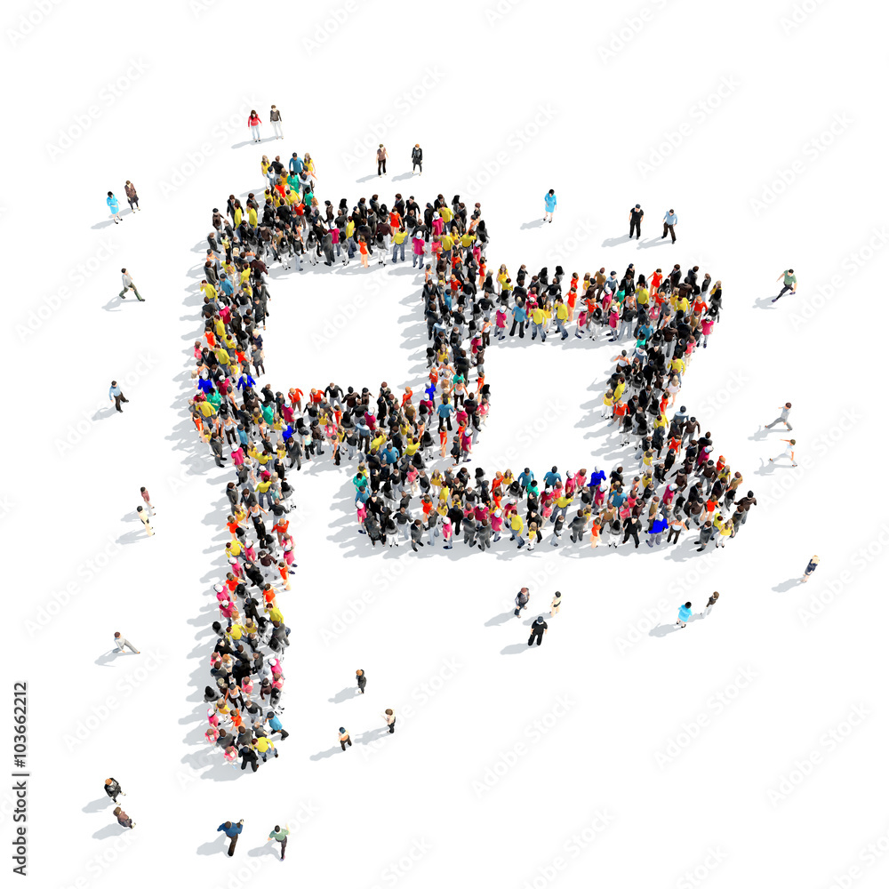 people shape flag people shape flag