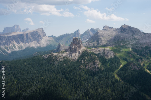 Mountain landscape in Dolomites  Italy