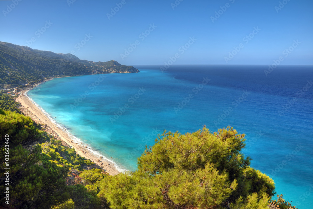 Obraz premium Pefkulia beach