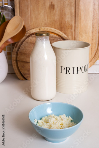 Kefir, organic probiotic grains