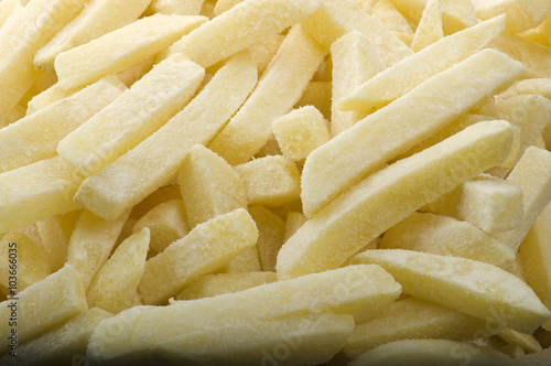 Wallpaper Mural group of frozen chips ready to be fried Torontodigital.ca