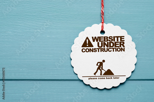 website under construction photo