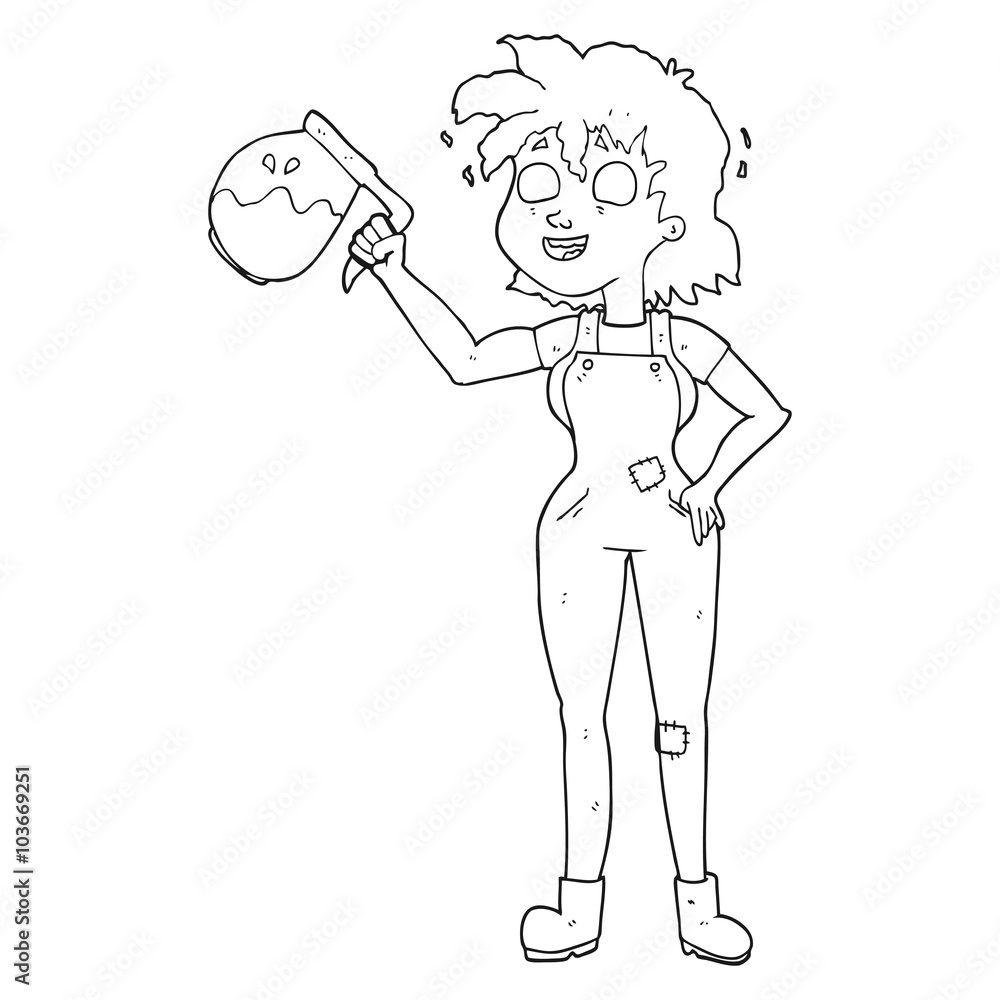 too much coffee black and white cartoon too much coffee black and white cartoon