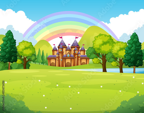 Castle in the faraway kingdom