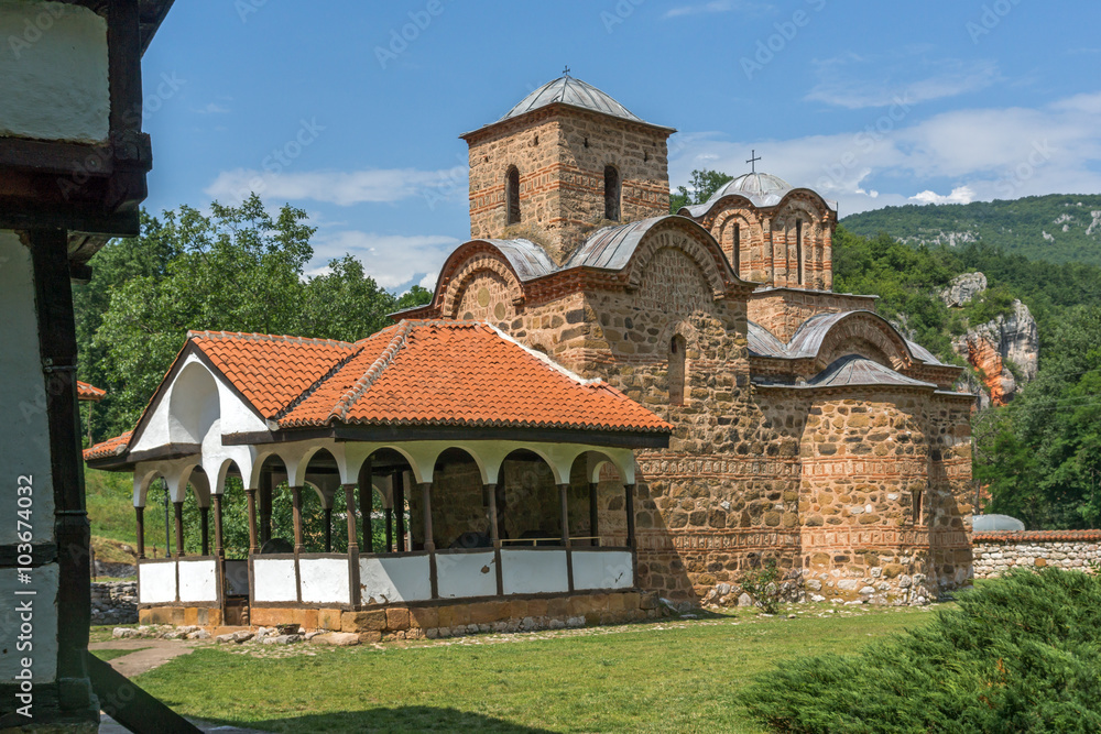 Medieval church in Poganovo Monastery of St. John the Theologian, Serbia