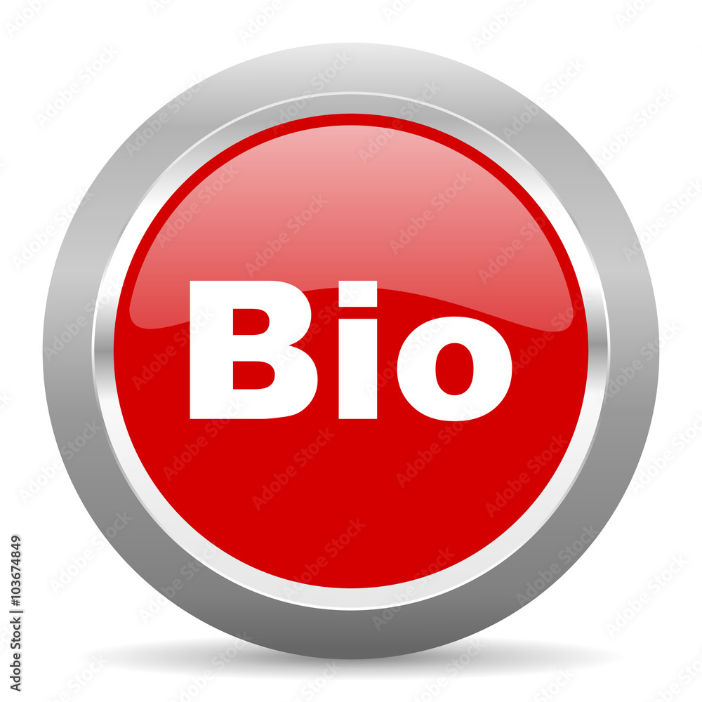 bio red metallic chrome web circle glossy icon bio red metallic chrome web circle glossy icon