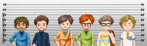 Men being suspected for crime