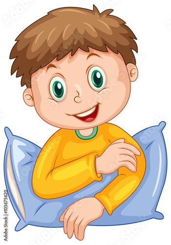Boy with happy face