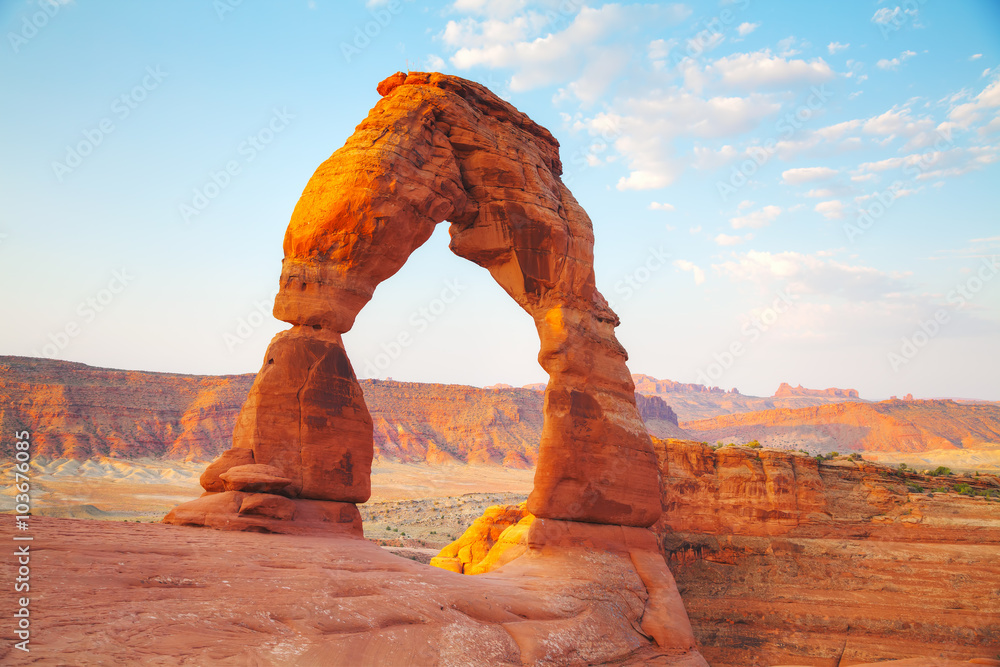 Delicate Arch at the Arches National park