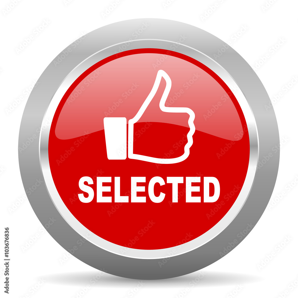 selected red metallic chrome web circle glossy icon selected red metallic chrome web circle glossy icon