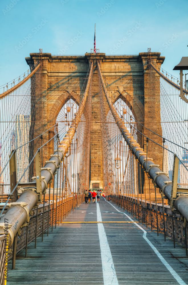 Fototapeta Most Brooklyński w Miasto Nowy Jork