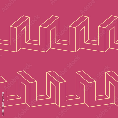 Modern geometrical abstract vector pattern