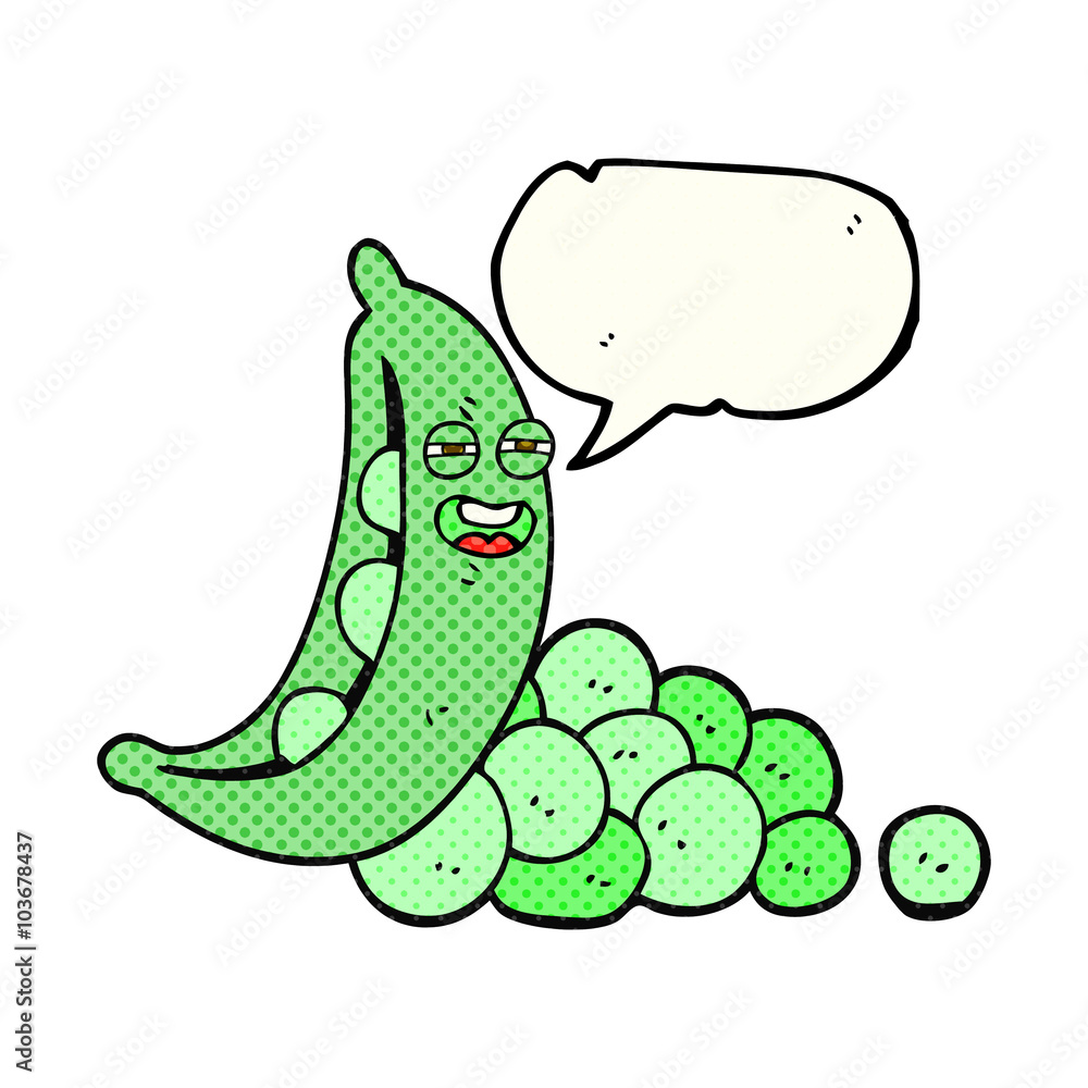 comic book speech bubble cartoon peas in pod comic book speech bubble cartoon peas in pod