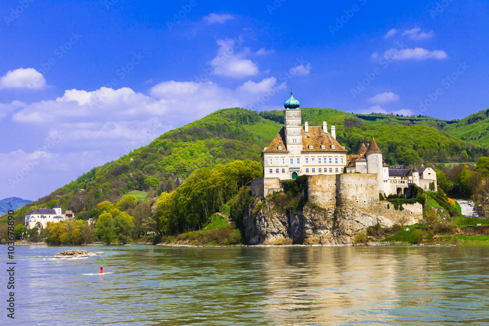Schonbuhel castle, Danube river, Austria