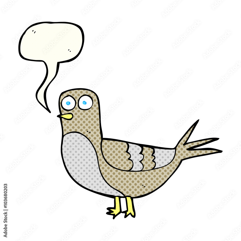 comic book speech bubble cartoon pigeon comic book speech bubble cartoon pigeon