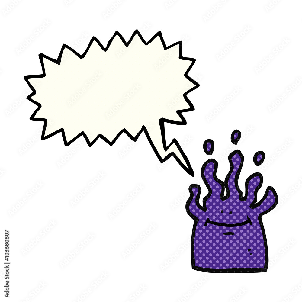 comic book speech bubble cartoon little alien comic book speech bubble cartoon little alien