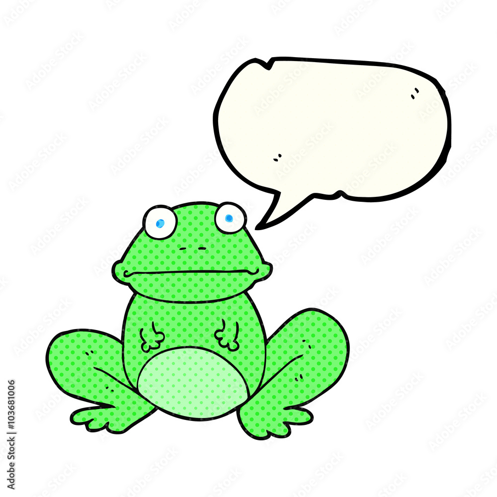 comic book speech bubble cartoon frog comic book speech bubble cartoon frog