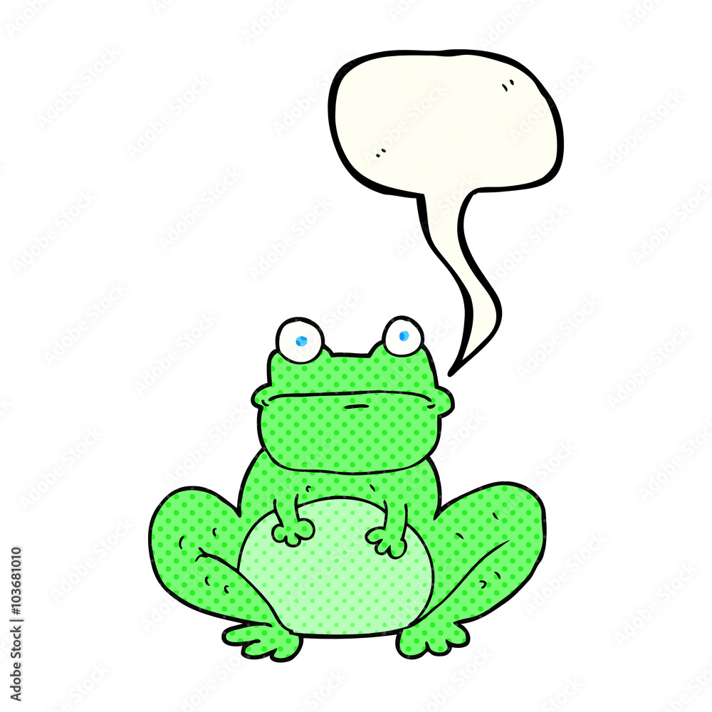 comic book speech bubble cartoon frog comic book speech bubble cartoon frog
