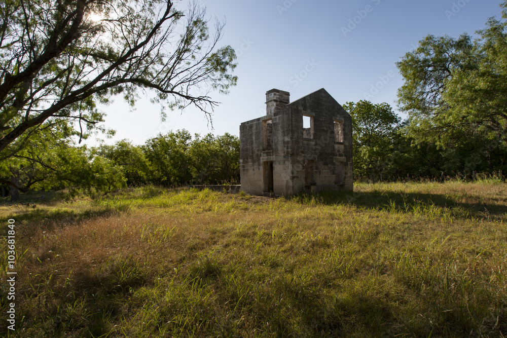 McKinney Homested Ruins at McKinney Falls State Park in Texas McKinney Homested Ruins at McKinney Falls State Park in Texas