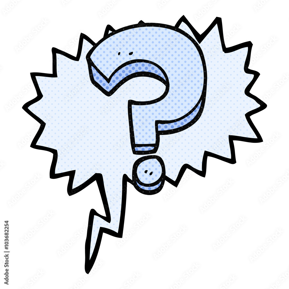 comic book speech bubble cartoon question mark comic book speech bubble cartoon question mark