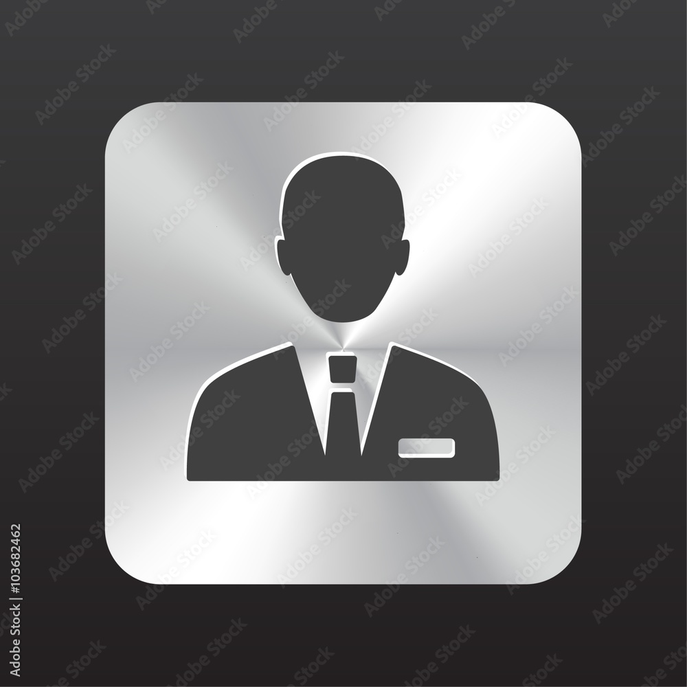 Pictograph of businessman