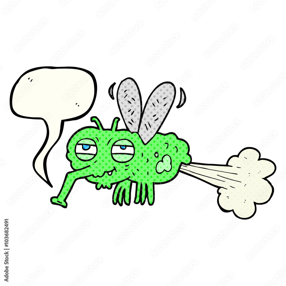 comic book speech bubble cartoon gross farting fly comic book speech bubble cartoon gross farting fly