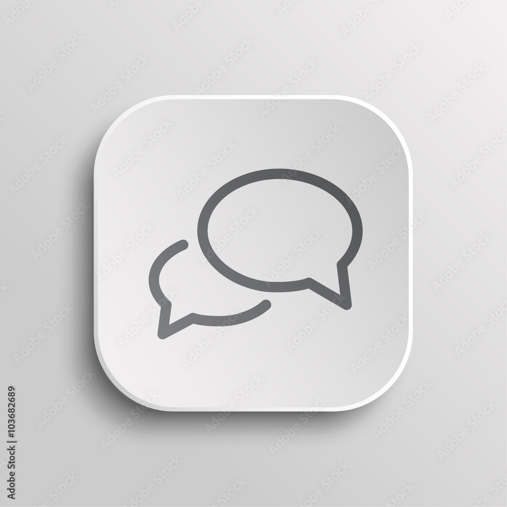 Pictograph of message or chat Pictograph of message or chat