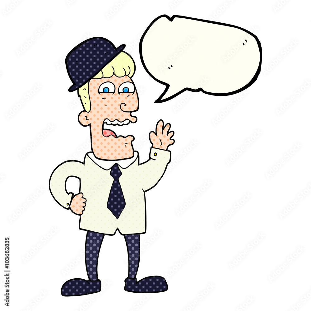 comic book speech bubble cartoon businessman comic book speech bubble cartoon businessman