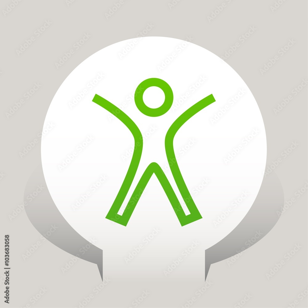 Pictograph of success people Pictograph of success people