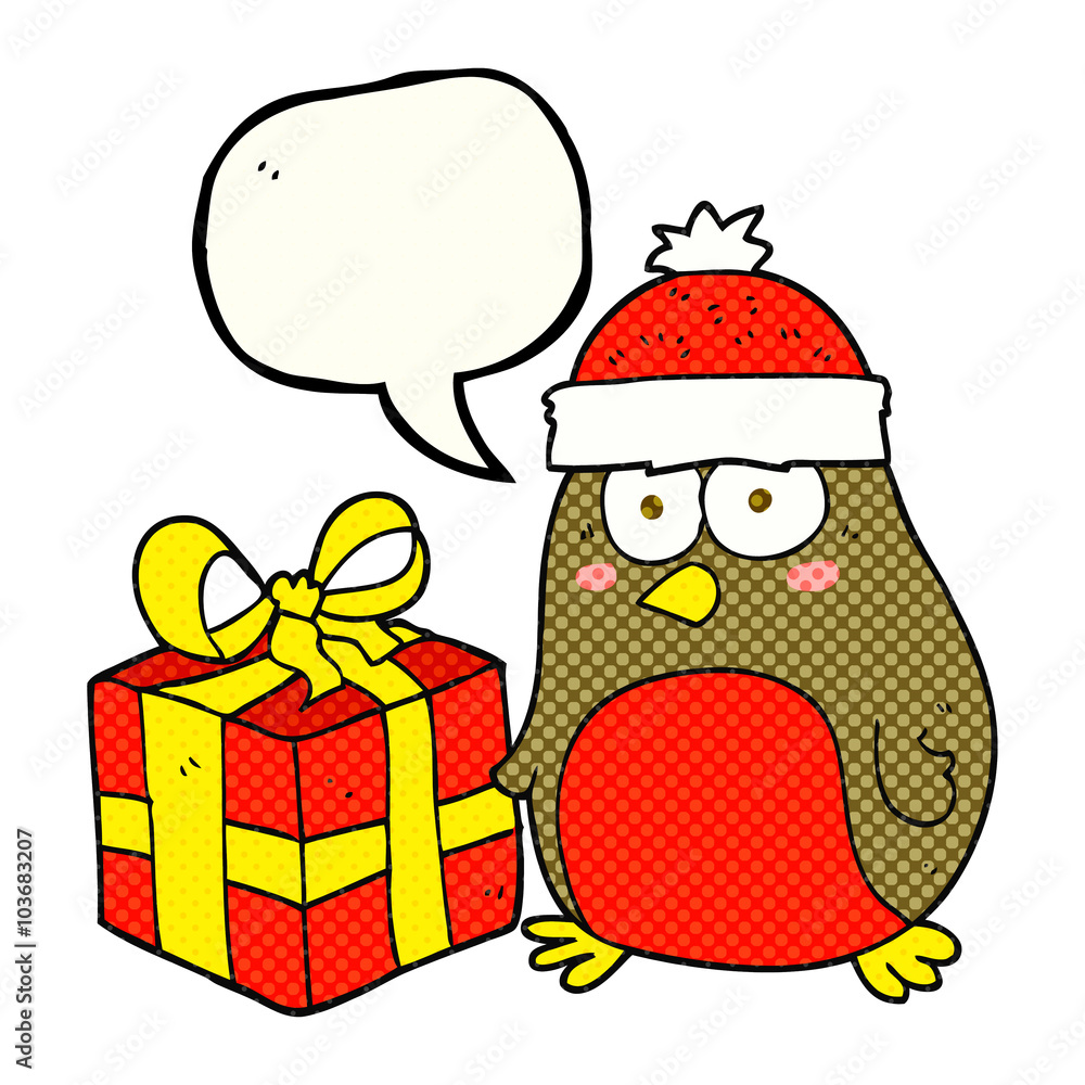 comic book speech bubble cartoon christmas robin comic book speech bubble cartoon christmas robin