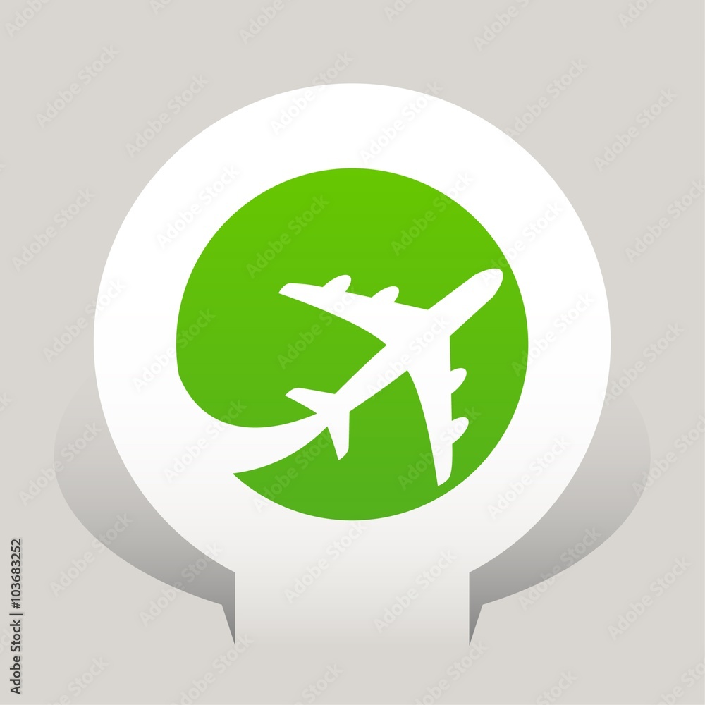 Pictograph of airplane Pictograph of airplane