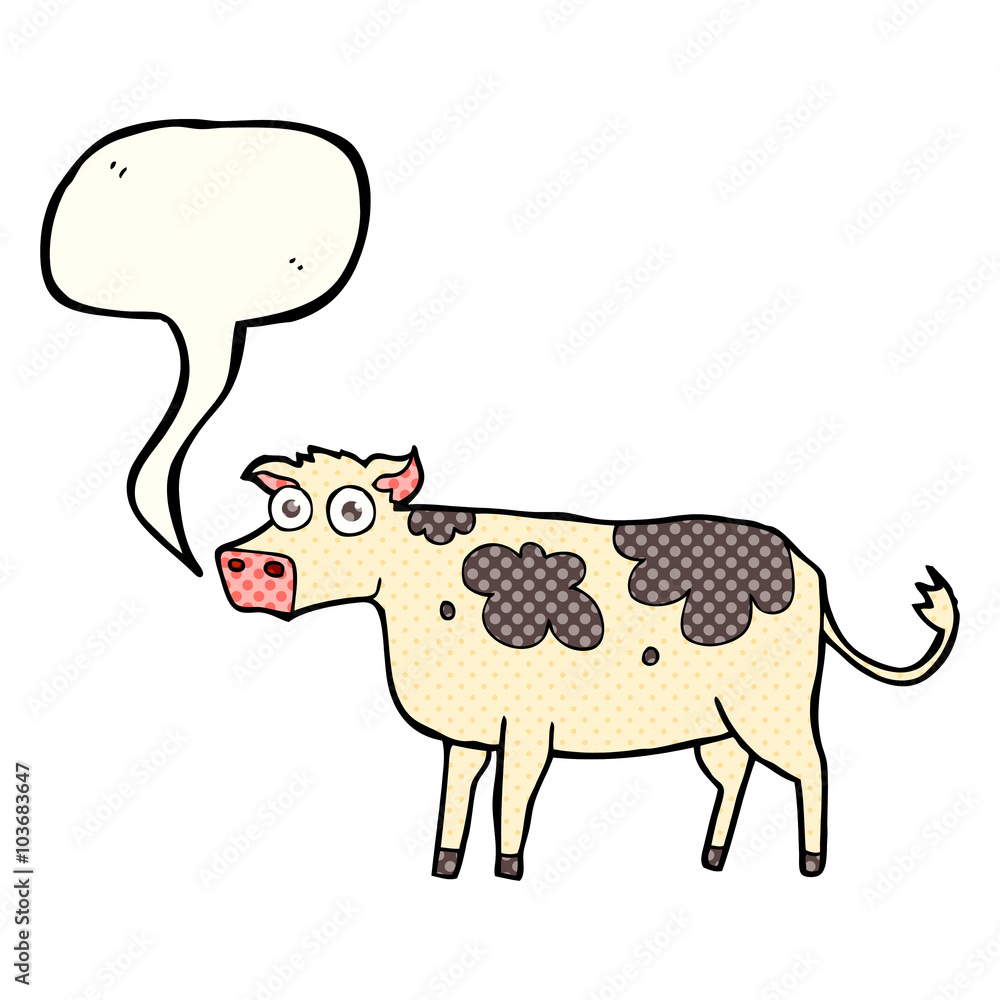 comic book speech bubble cartoon cow comic book speech bubble cartoon cow