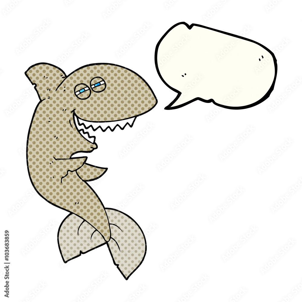 comic book speech bubble cartoon laughing shark comic book speech bubble cartoon laughing shark