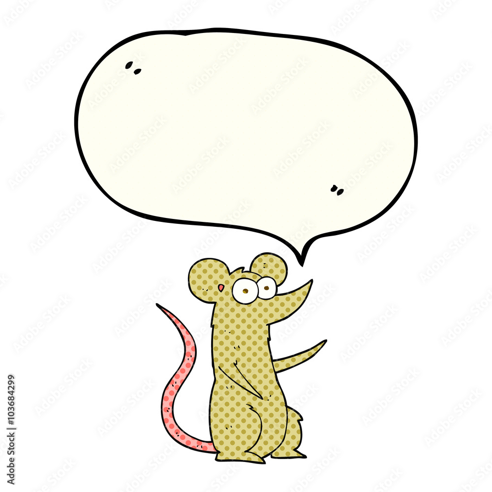 comic book speech bubble cartoon mouse in love comic book speech bubble cartoon mouse in love