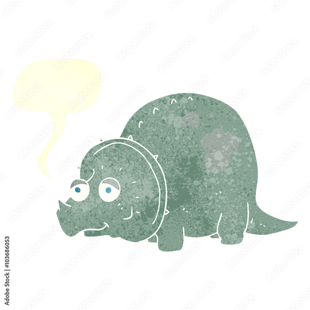 retro speech bubble cartoon dinosaur retro speech bubble cartoon dinosaur