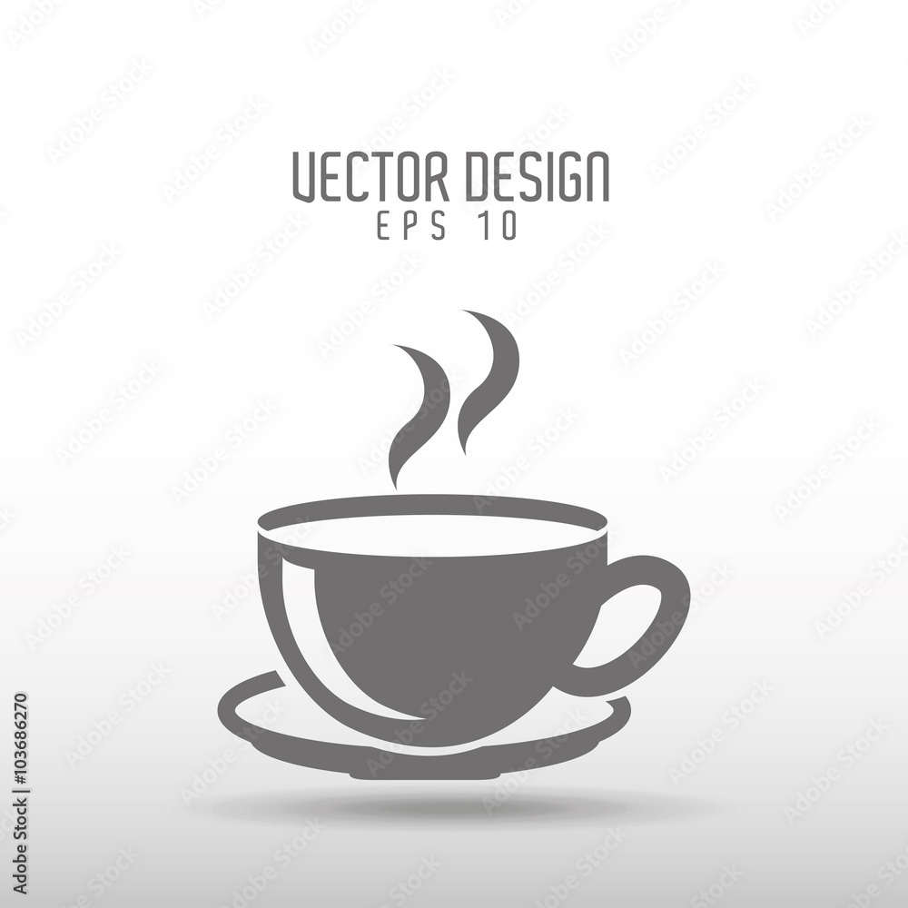 Obraz premium coffee time icon design 