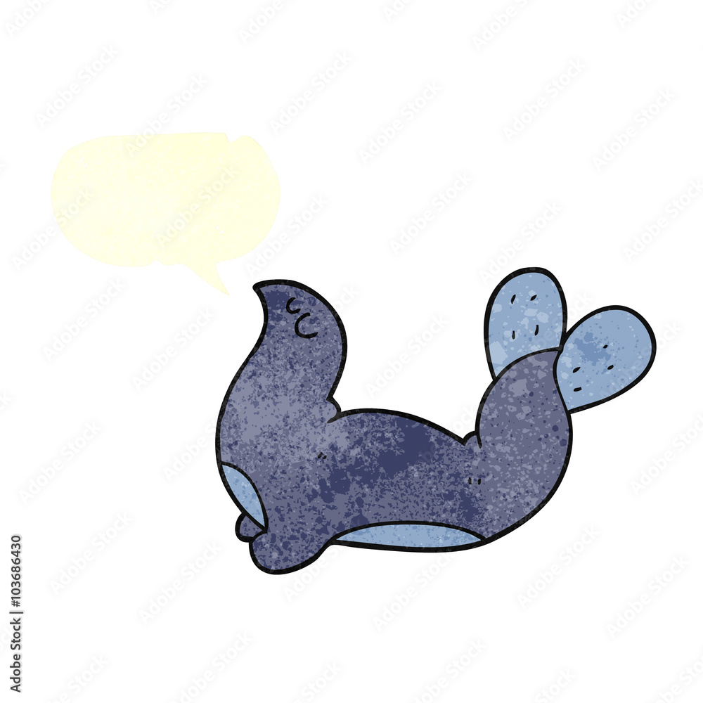 retro speech bubble cartoon seal retro speech bubble cartoon seal
